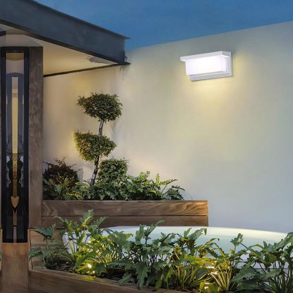 Brilagi - LED Stmívatelné venkovní nástěnné svítidlo BRICKY 1xE27/6W/230V 2700-6500K IP54 bílá