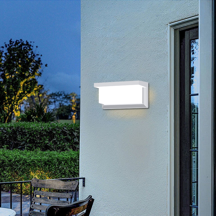 Brilagi - LED Stmívatelné venkovní nástěnné svítidlo BRICKY 1xE27/6W/230V 2700-6500K IP54 bílá