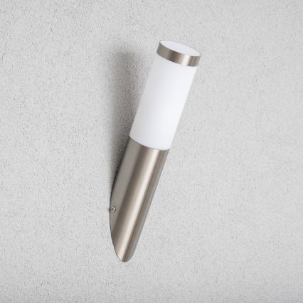 BRILAGI - LED Stmívatelná venkovní nástěnná lampa ELIA 1xE27/6W/230V 2700-6500K IP44 matný chrom