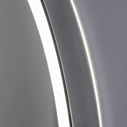 Brilagi - LED Koupelnové vyhřívané zrcadlo ALU PRO LED/18W/230V pr. 60 cm lesklý chrom IP44 CRI 90 stmívatelné + CCT