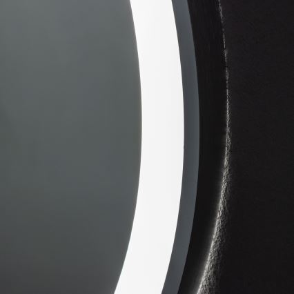 Brilagi - LED Koupelnové vyhřívané zrcadlo ALU PRO LED/18W/230V pr. 60 cm matný chrom IP44 CRI 90 stmívatelné + CCT