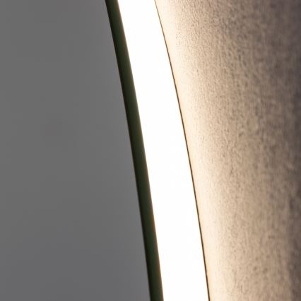 Brilagi - LED Koupelnové vyhřívané zrcadlo DEMI ECO LED/12W/230V pr. 60 cm IP44 CRI 90 stmívatelné + CCT