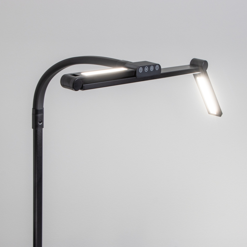 Brilagi - LED Stmívatelná dotyková stolní lampa s klipem VARIO LED/24W/230V 3000-6500K CRI 92 černá