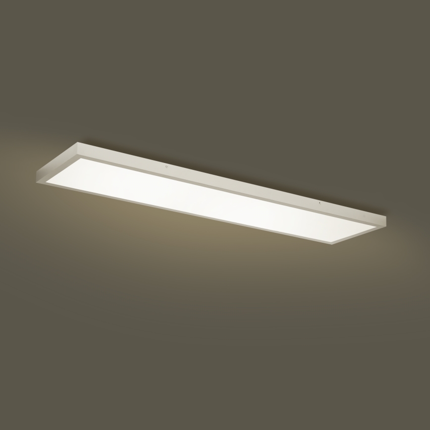 Brilagi - LED Stmívatelné koupelnové stropní svítidlo FRAME SMART LED/50W/230V 120x30 cm 3000-6000K IP44 stříbrná + dálkové ovládání