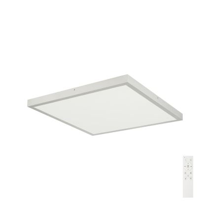 Brilagi - LED Stmívatelné koupelnové stropní svítidlo FRAME SMART LED/50W/230V 60x60 cm 3000-6000K IP44 stříbrná + dálkové ovládání