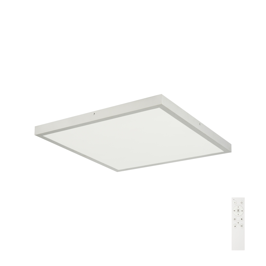 Brilagi - LED Stmívatelné koupelnové stropní svítidlo FRAME SMART LED/50W/230V 60x60 cm 3000-6000K IP44 stříbrná + dálkové ovládání