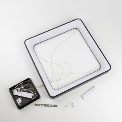 Brilagi - LED Stmívatelný lustr na lanku FALCON II LED/125W/230V 3000-6500K 60x60 cm černá + dálkové ovládání