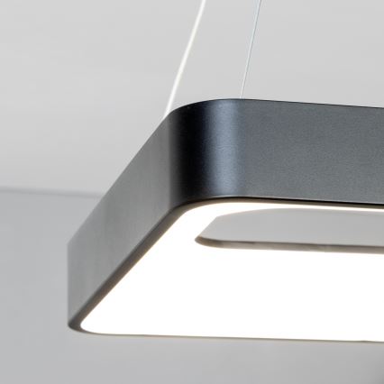Brilagi - LED Stmívatelný lustr na lanku FALCON II LED/80W/230V 3000-6500K 40x40 cm černá + dálkové ovládání