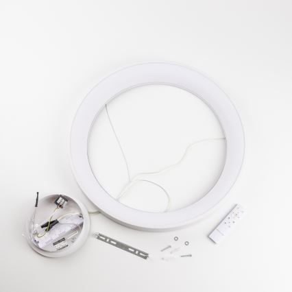 Brilagi - LED Stmívatelný lustr na lanku FALCON II LED/99W/230V 3000-6500K pr. 60 cm bílá + dálkové ovládání