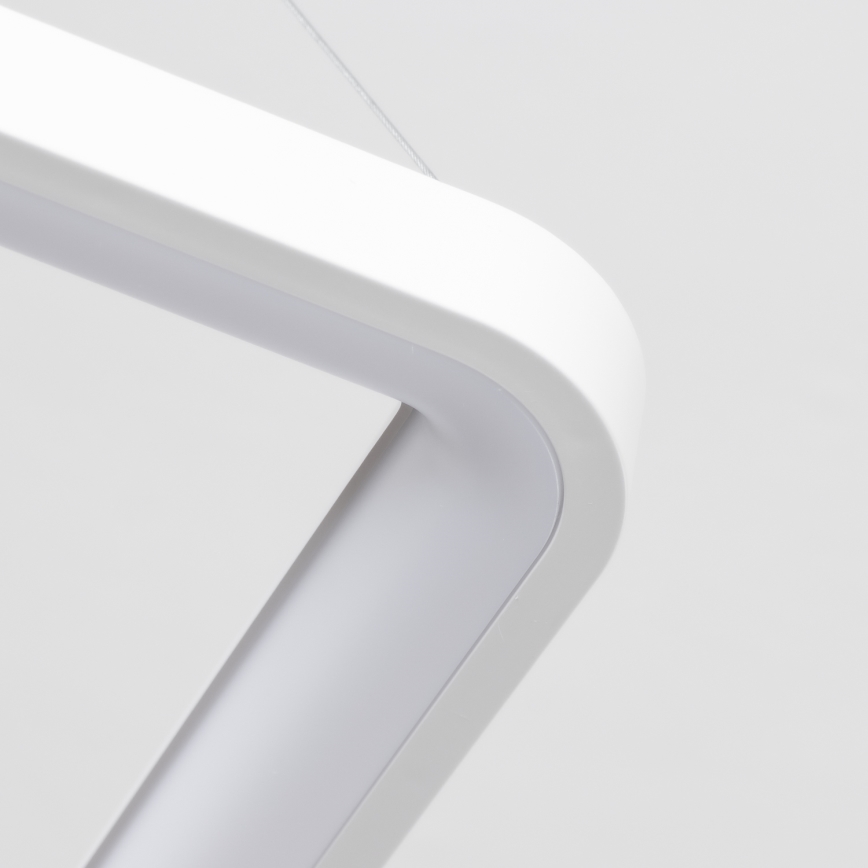 Brilagi - LED Stmívatelný lustr na lanku FALCON SLIM LED/50W/230V 3000-6500K 50x50 cm bílá + dálkové ovládání