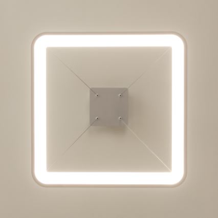 Brilagi - LED Stmívatelný lustr na lanku FALCON SLIM LED/50W/230V 3000-6500K 50x50 cm bílá + dálkové ovládání