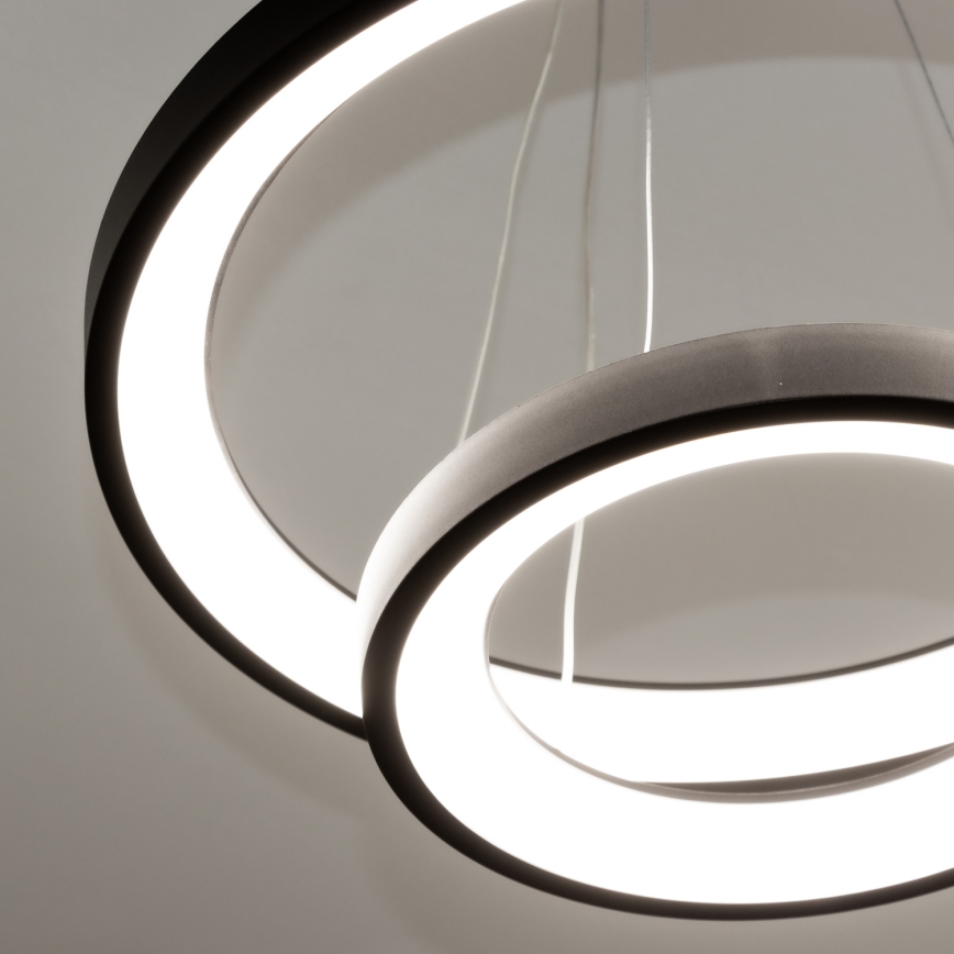 Brilagi - LED Stmívatelný lustr na lanku FALCON SLIM LED/68W/230V 3000-6500K pr. 50 cm černá + dálkové ovládání