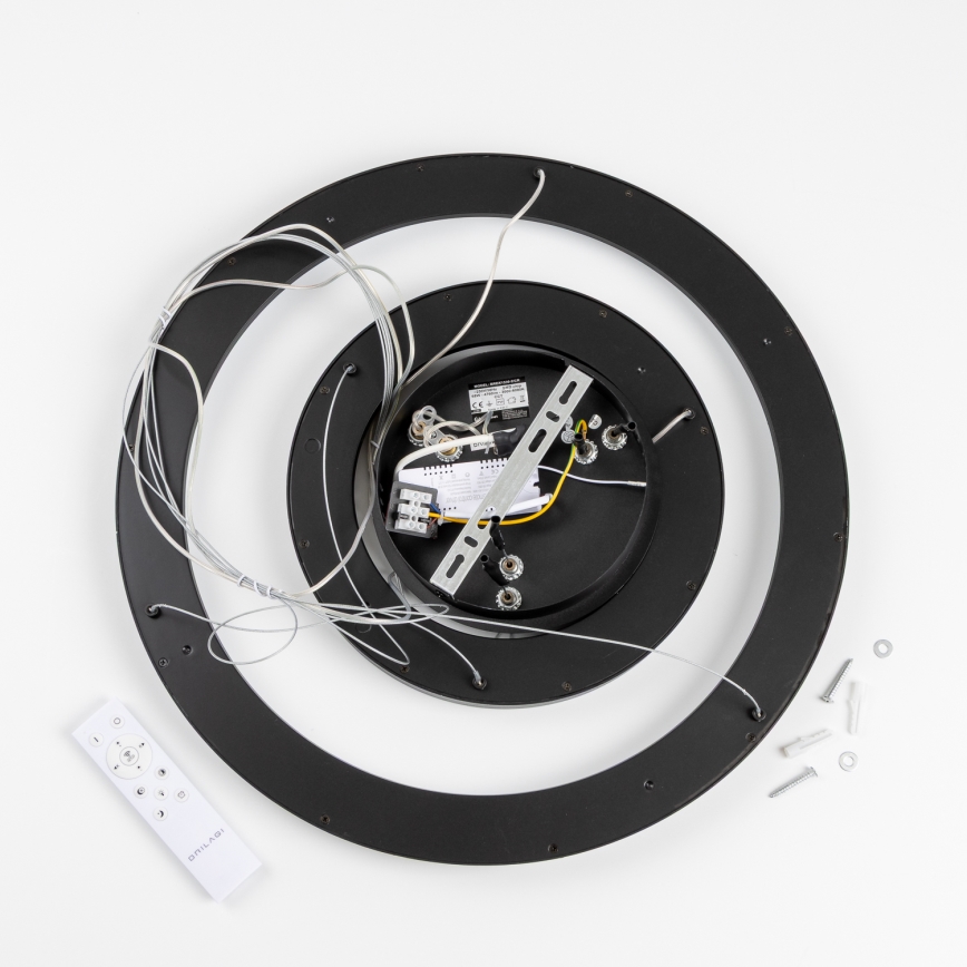 Brilagi - LED Stmívatelný lustr na lanku FALCON SLIM LED/68W/230V 3000-6500K pr. 50 cm černá + dálkové ovládání