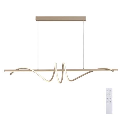 BRILAGI - LED Stmívatelný lustr na lanku SIGNATURE LED/50W/230V 3000-6000K 120 cm béžová + dálkové ovládání