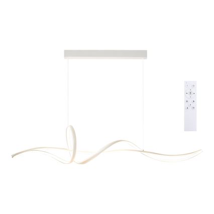 Brilagi - LED Stmívatelný lustr na lanku SIGNATURE LED/55W/230V 3000-6000K 120x23 cm bílá + dálkové ovládání