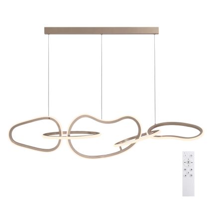 BRILAGI - LED Stmívatelný lustr na lanku SIGNATURE LED/80W/230V 3000-6000K 120x25 cm béžová + dálkové ovládání