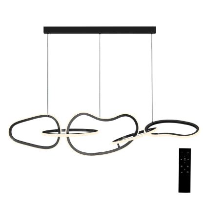 BRILAGI - LED Stmívatelný lustr na lanku SIGNATURE LED/80W/230V 3000-6000K 120x25 cm černá + dálkové ovládání