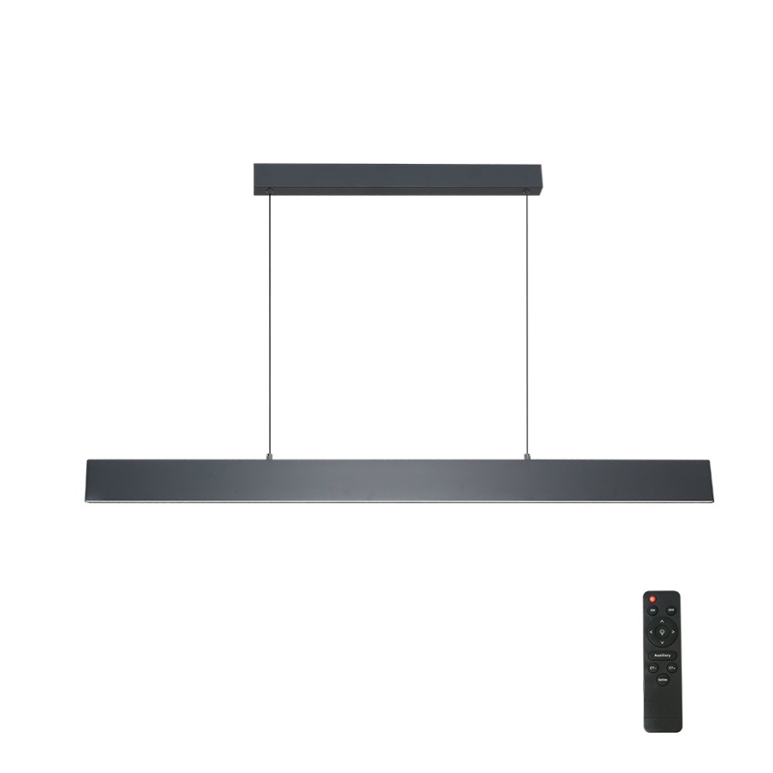Brilagi - LED Stmívatelný lustr na lanku SLIMLINE LED/40W/230V 3000-6000K antracit + dálkové ovládání