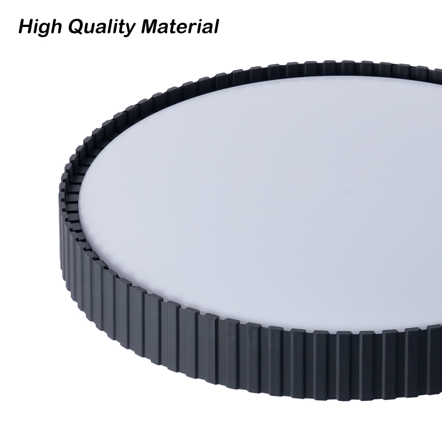 Brilagi - LED Stmívatelné stropní svítidlo CORVO LED/54W/230V 3000-6000K černá pr. 40 cm + dálkové ovládání