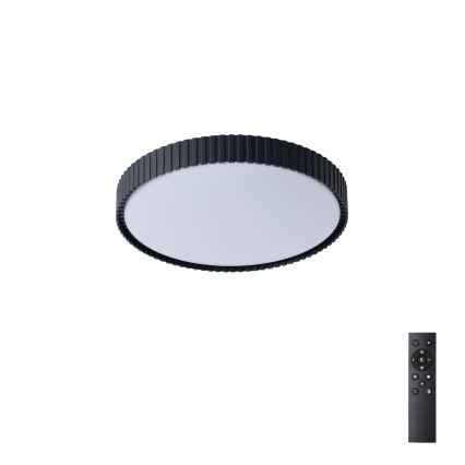 Brilagi - LED Stmívatelné stropní svítidlo CORVO LED/54W/230V 3000-6000K černá pr. 40 cm + dálkové ovládání