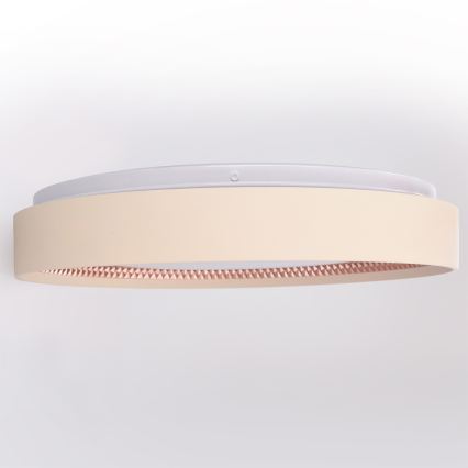 Brilagi - LED Stmívatelné stropní svítidlo WALDO LED/48W/230V 3000-6500K pr. 40 cm béžová/zlatá + dálkové ovládání