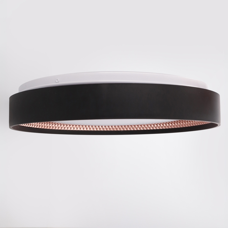 Brilagi - LED Stmívatelné stropní svítidlo WALDO LED/48W/230V 3000-6500K pr. 40 cm černá/zlatá + dálkové ovládání