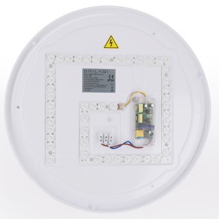 Brilagi - LED Stmívatelné stropní svítidlo WALDO LED/48W/230V 3000-6500K pr. 40 cm černá/zlatá + dálkové ovládání