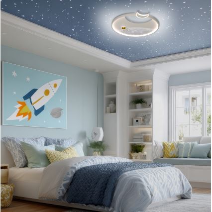 Brilagi - LED Stmívatelné stropní svítidlo ASTRO LED/20W/230V pr. 50 cm 3000-6000K astronaut + dálkové ovládání