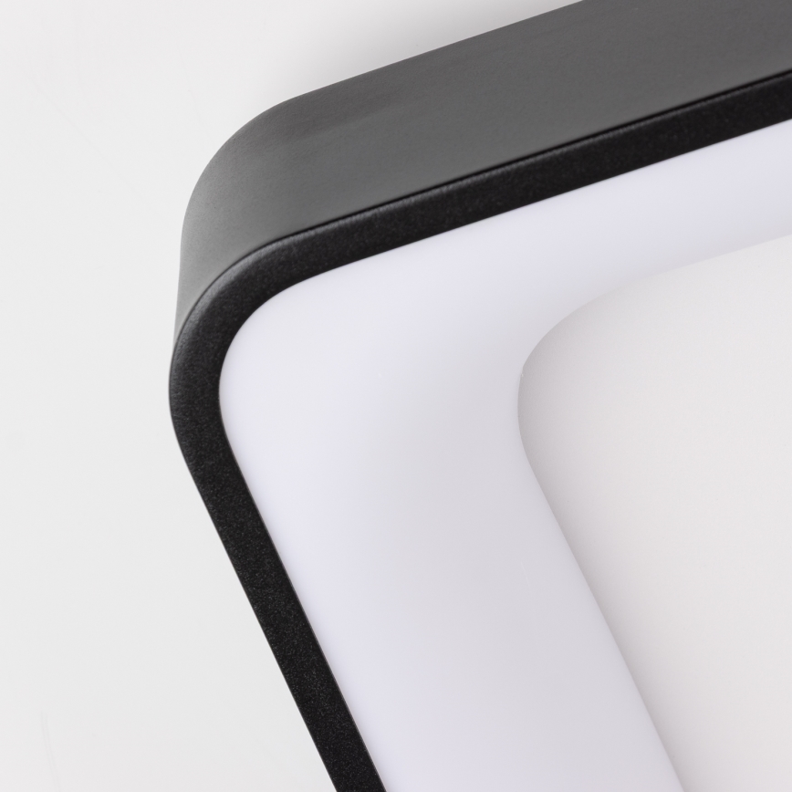 Brilagi - LED Stmívatelné stropní svítidlo FALCON II LED/125W/230V 3000-6500K 60x60 cm černá + dálkové ovládání