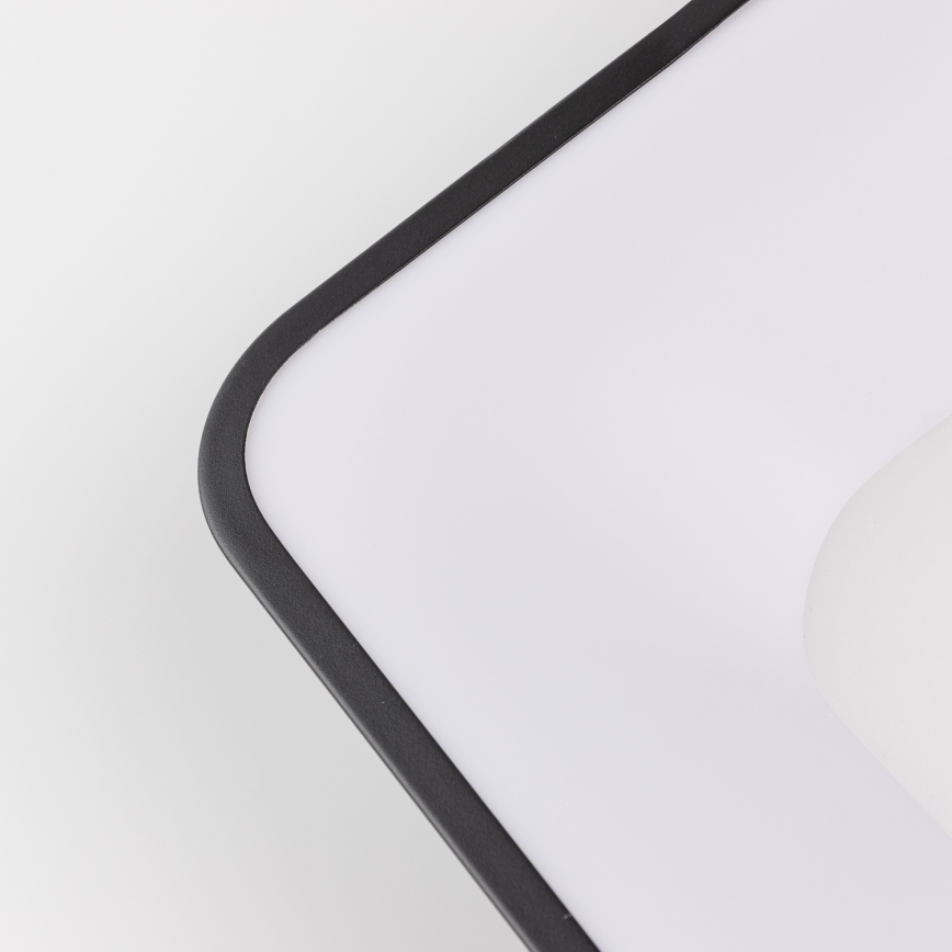 Brilagi - LED Stmívatelné stropní svítidlo FALCON II LED/80W/230V 3000-6500K 40x40 cm černá + dálkové ovládání