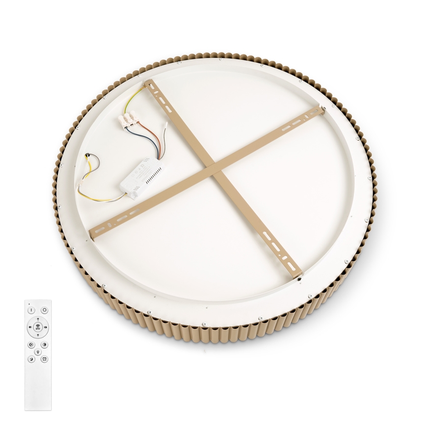 Brilagi - LED Stmívatelné stropní svítidlo FALCON MODERN LED/54W/230V 3000-6500K 60 cm béžová + dálkové ovládání