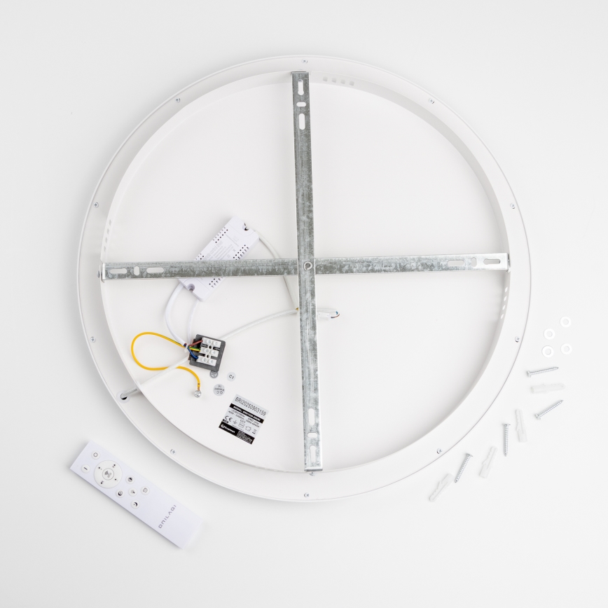 Brilagi - LED Stmívatelné stropní svítidlo FALCON SLIM LED/42W/230V 3000-6500K pr. 50 cm bílá + dálkové ovládání