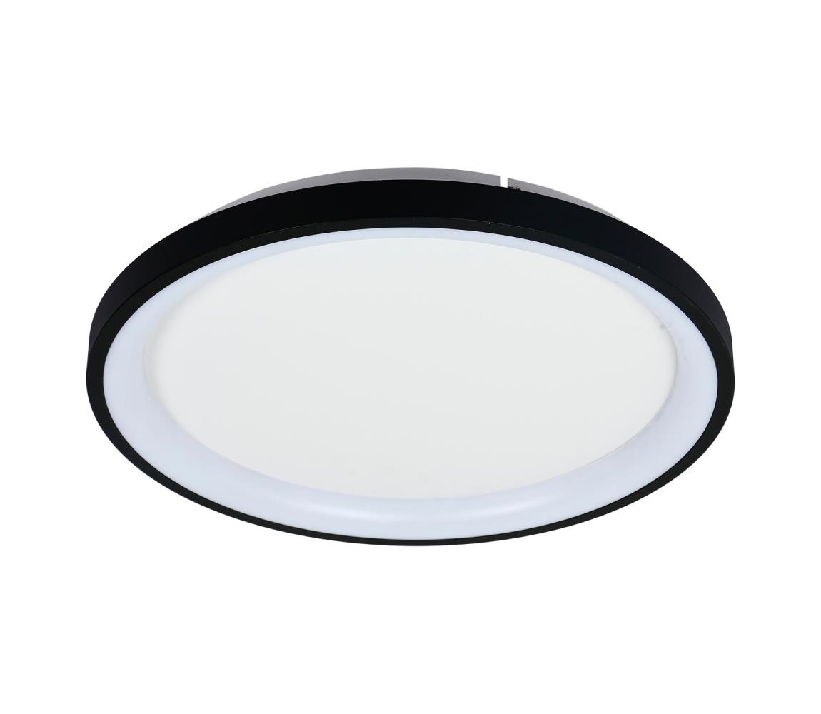 Brilagi -LED Stmív. stropní svítidlo FALCON SLIM LED/42W/230V pr. 50 cm černá+DO BRX1330-500/CR