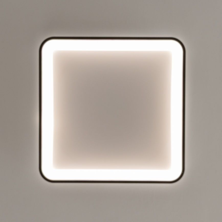 Brilagi - LED Stmívatelné stropní svítidlo FALCON SLIM LED/50W/230V 3000-6500K 50x50 cm černá + dálkové ovládání