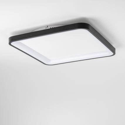 Brilagi - LED Stmívatelné stropní svítidlo FALCON SLIM LED/50W/230V 3000-6500K 50x50 cm černá + dálkové ovládání