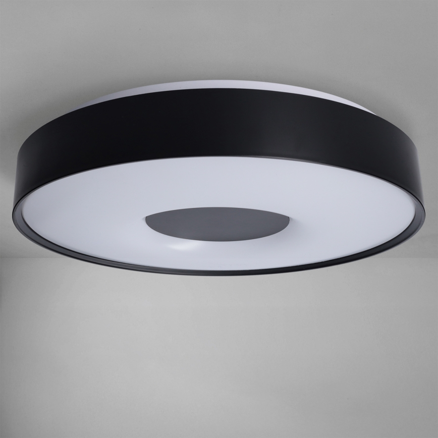 Brilagi - LED Stmívatelné stropní svítidlo JAMIS LED/48W/230V 3000-6500K pr. 39 cm černá + dálkové ovládání