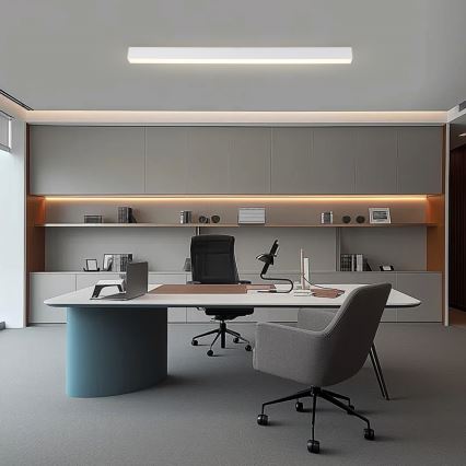 Brilagi - LED Stmívatelné stropní svítidlo SLEEKLINE SMART LED/40W/230V 3000-6000K Wi-Fi Tuya bílá + dálkové ovládání