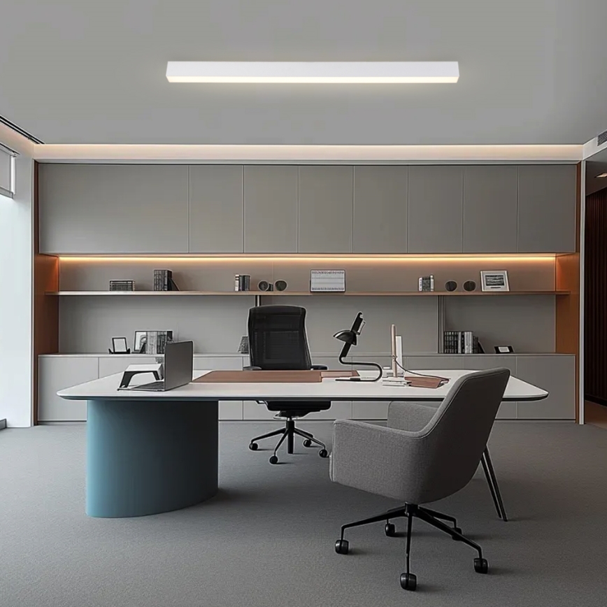 Brilagi - LED Stmívatelné stropní svítidlo SLEEKLINE SMART LED/40W/230V 3000-6000K Wi-Fi Tuya bílá + dálkové ovládání