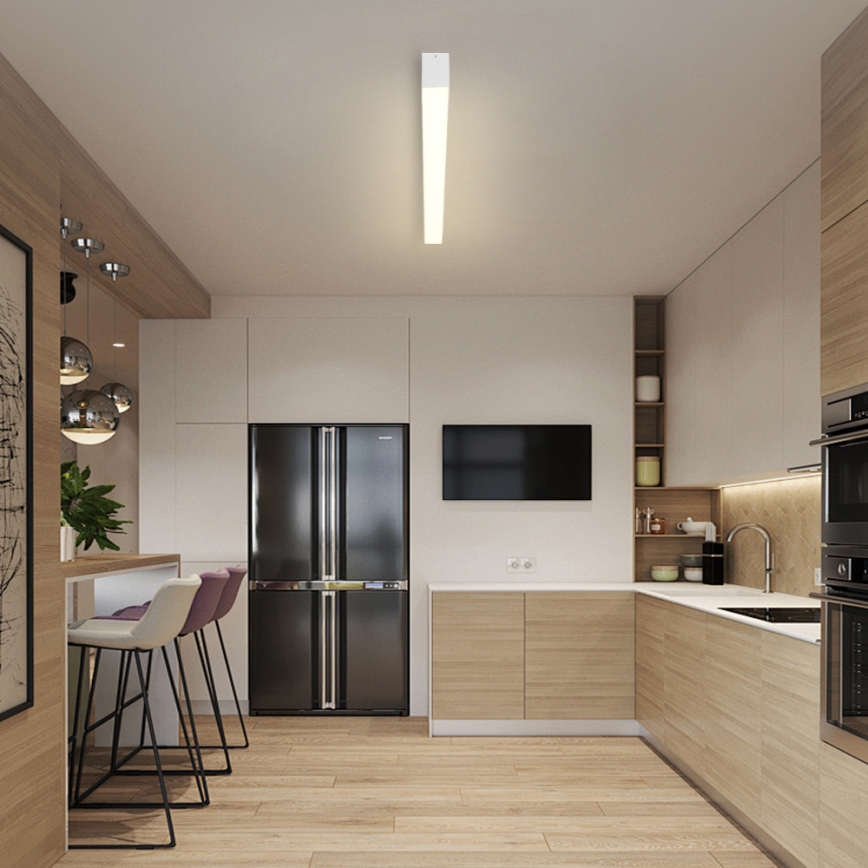 Brilagi - LED Stmívatelné stropní svítidlo SLEEKLINE SMART LED/40W/230V 3000-6000K Wi-Fi Tuya bílá + dálkové ovládání