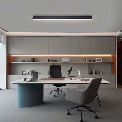 Brilagi - LED Stmívatelné stropní svítidlo SLEEKLINE SMART LED/40W/230V 3000-6000K Wi-Fi Tuya černá + dálkové ovládání