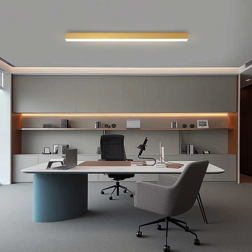 Brilagi - LED Stmívatelné stropní svítidlo SLEEKLINE SMART LED/40W/230V 3000-6000K Wi-Fi Tuya zlatá + dálkové ovládání