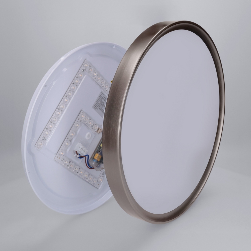 Brilagi - LED Stmívatelné stropní svítidlo FANCIA LED/48W/230V 3000-6500K pr. 39 cm antracit + dálkové ovládání