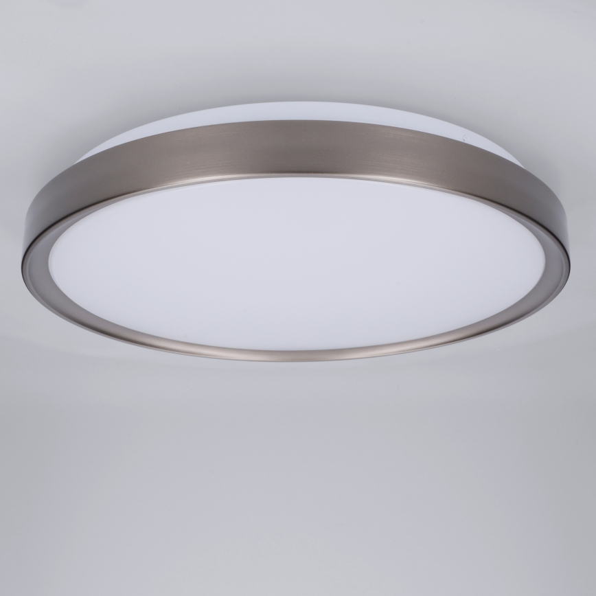 Brilagi - LED Stmívatelné stropní svítidlo FANCIA LED/48W/230V 3000-6500K pr. 39 cm stříbrná + dálkové ovládání