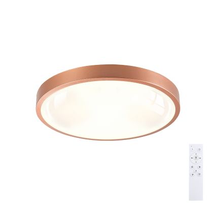 BRILAGI - LED Stmívatelné stropní svítidlo GLASS POOL DOUBLE LED/48W/230V pr. 40 cm měděná + dálkové ovládání