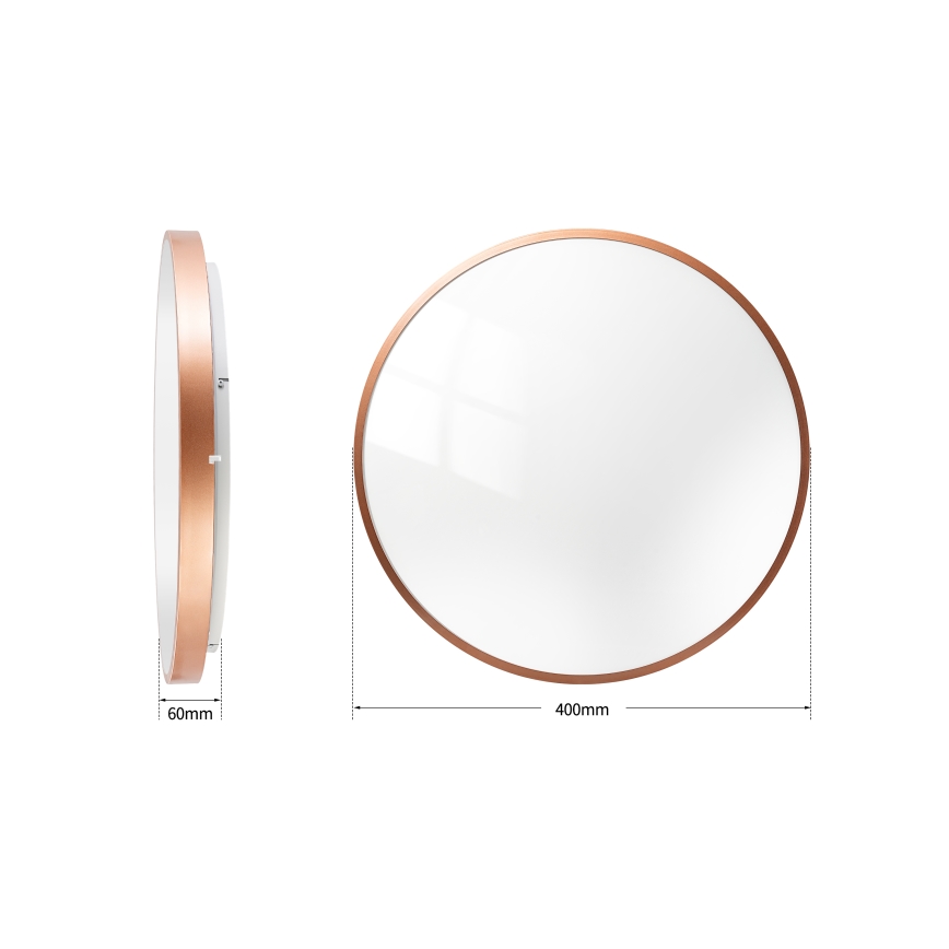 BRILAGI - LED Stmívatelné stropní svítidlo GLASS POOL DOUBLE LED/48W/230V pr. 40 cm měděná + dálkové ovládání