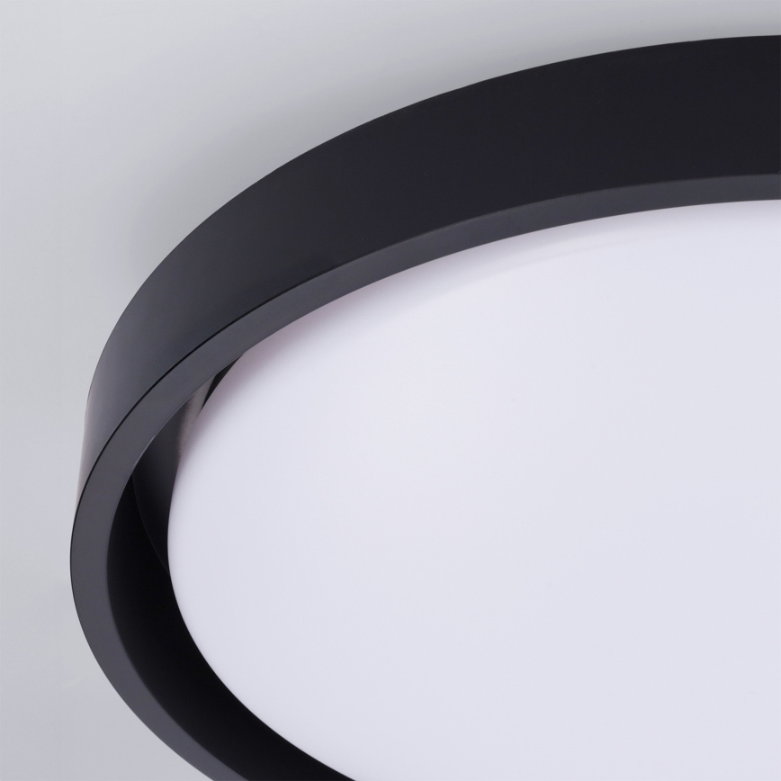 Brilagi - LED Stmívatelné stropní svítidlo MATTEO LED/48W/230V 3000-6500K pr. 41 cm černá  + dálkové ovládání