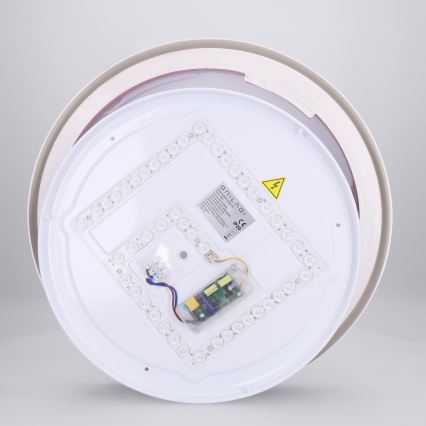 Brilagi - LED Stmívatelné stropní svítidlo MATTEO LED/48W/230V 3000-6500K pr. 41 cm červená + dálkové ovládání