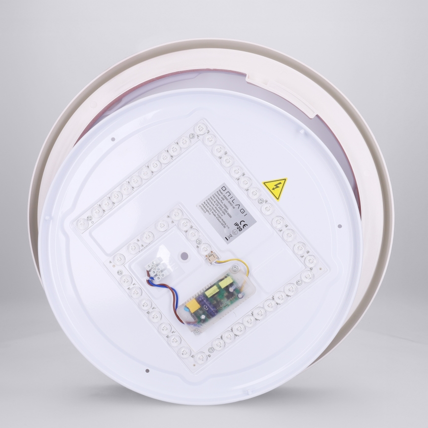 Brilagi - LED Stmívatelné stropní svítidlo MATTEO LED/48W/230V 3000-6500K pr. 41 cm červená + dálkové ovládání