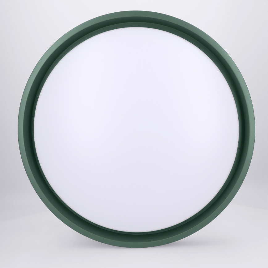 Brilagi - LED Stmívatelné stropní svítidlo MATTEO LED/48W/230V 3000-6500K pr. 41 cm zelená + dálkové ovládání