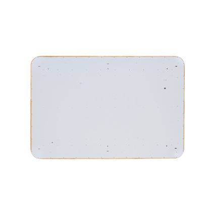 Brilagi - LED Stmívatelné stropní svítidlo MOLINA SQUARE LED/128W/230V 3000-6000K dub 90x60 cm + dálkové ovládání